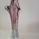 Art vase by designer Joseph Hospodka in authentic Bohemian crystal.