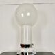 Italian Table Lamp in White Opaline Glass, 1960s