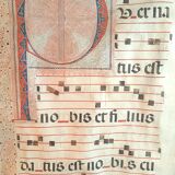 Antiphonal page 17th century