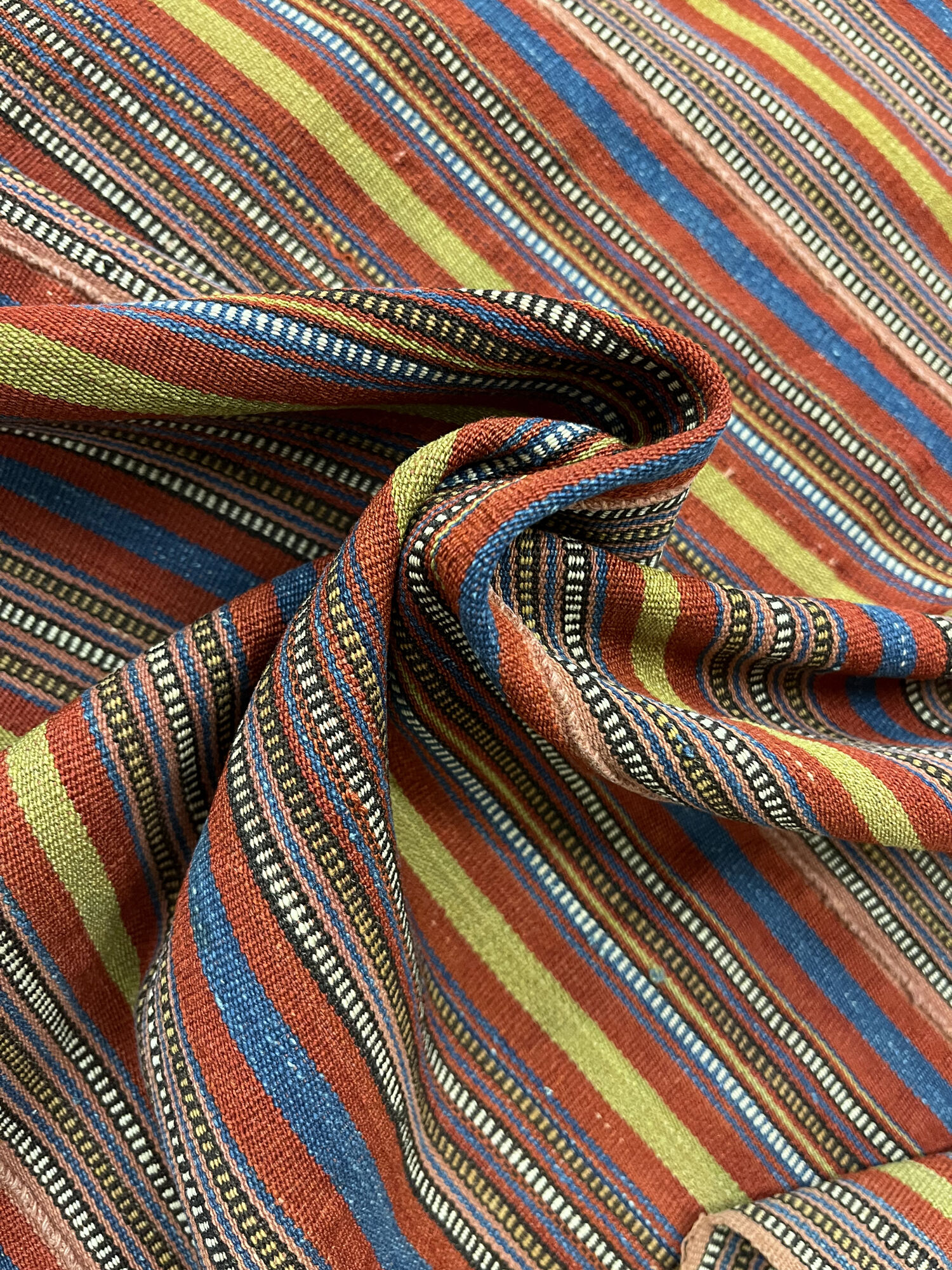 Vintage Persian Qashqai Jajim Handmade Flatwoven Textile- 205x232cm