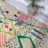 Handcrafted Moroccan Berber carpet 184 x 160 CM