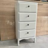 High chest of drawers with 4 original vintage drawers from the 1950s
