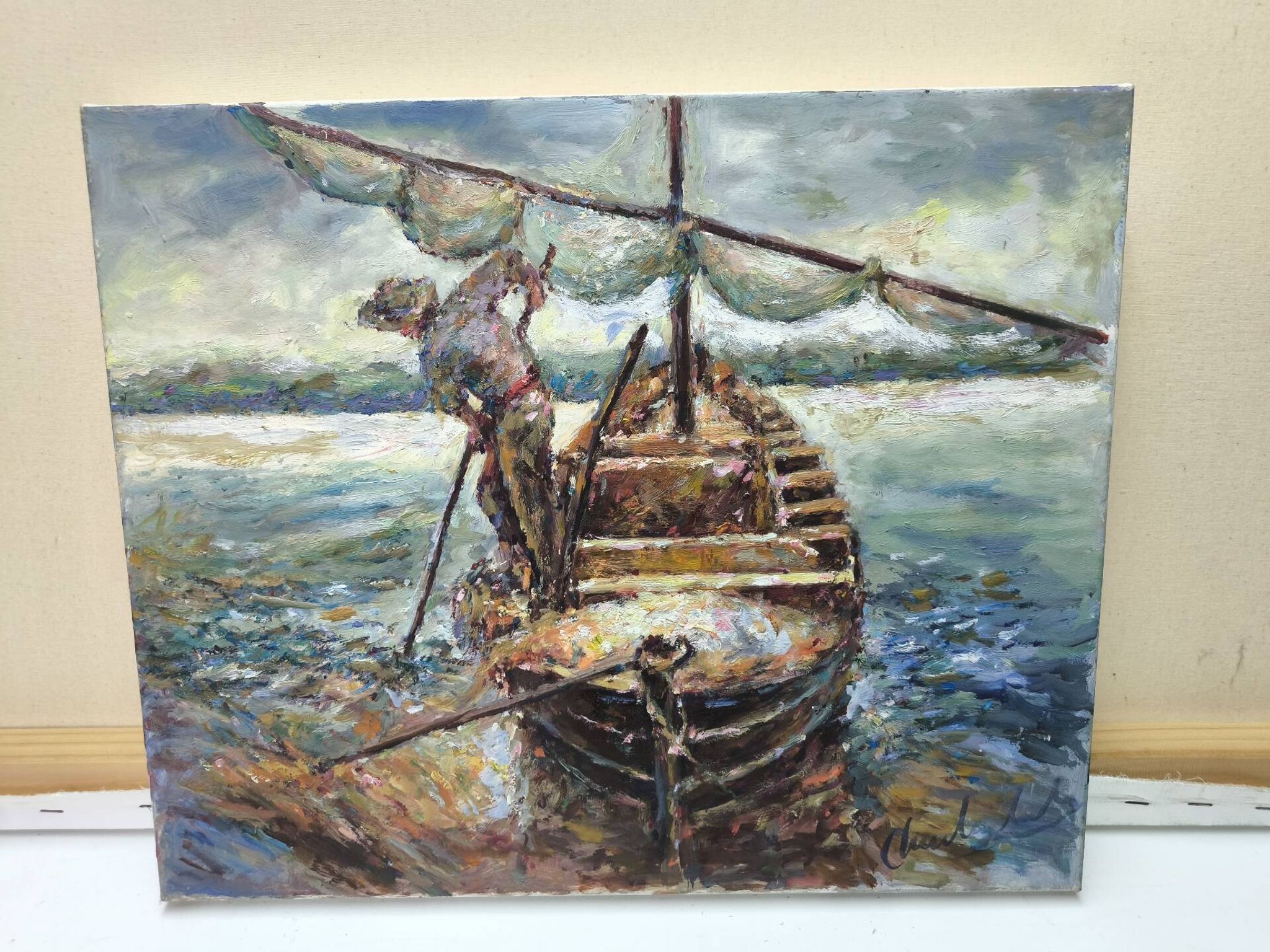 Venetian oil painting on canvas