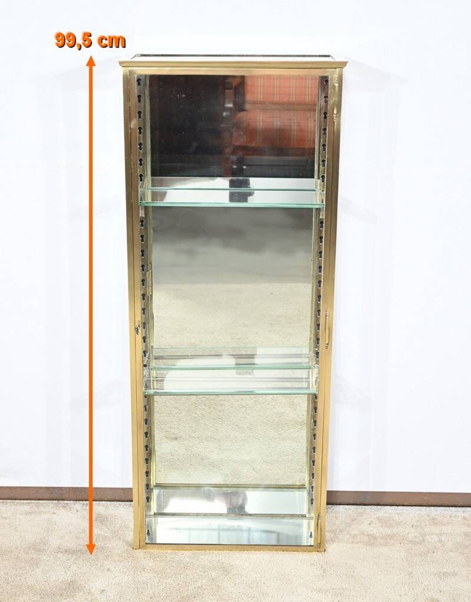 Petite Vitrine en Laiton – 1930