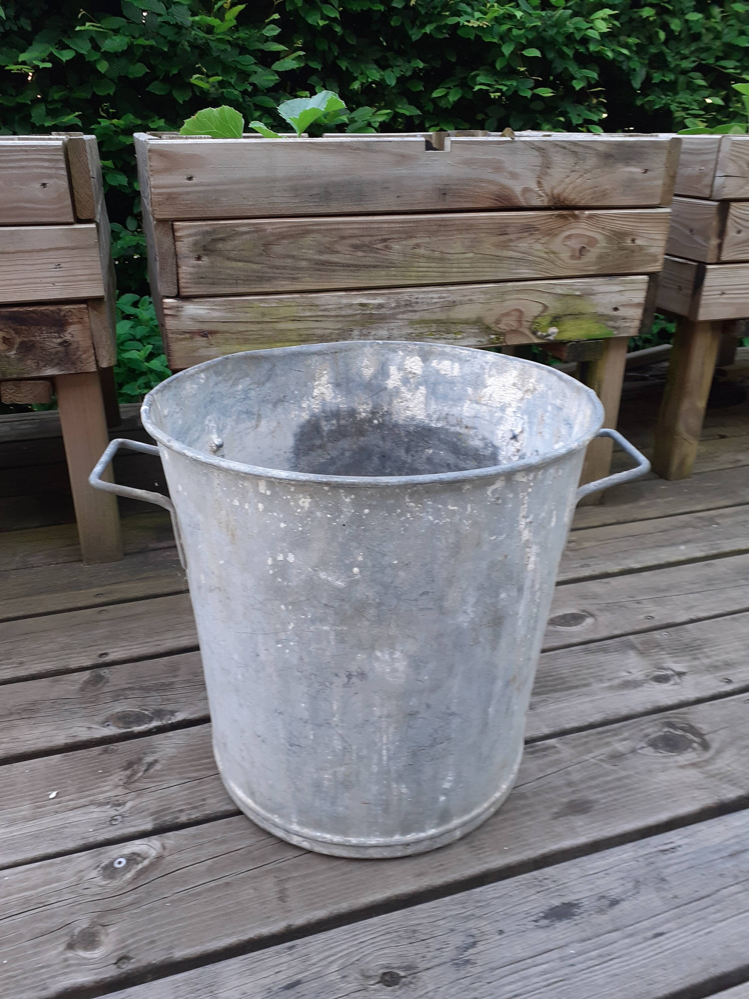 Vintage zinc bucket