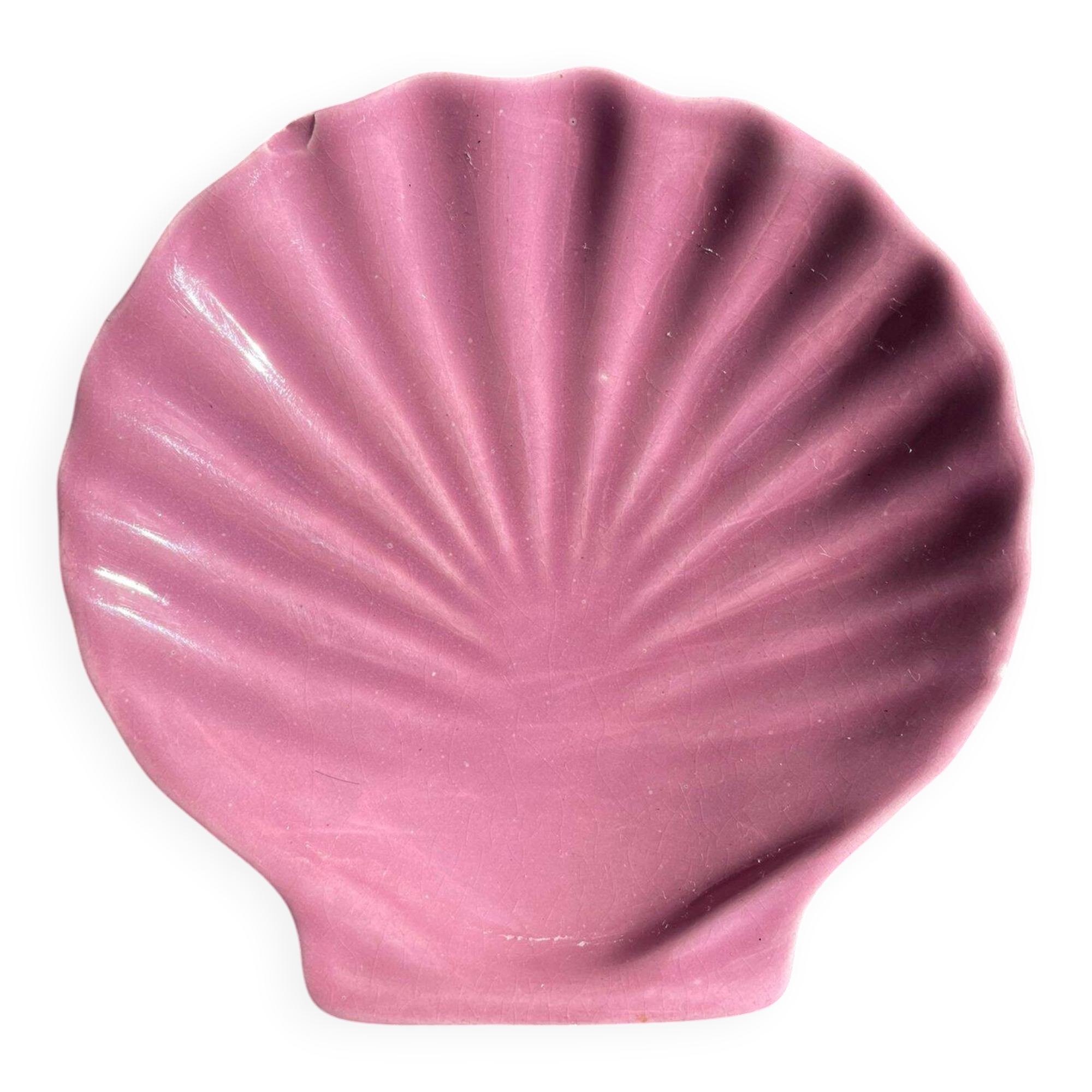 Vintage ceramic shell dish