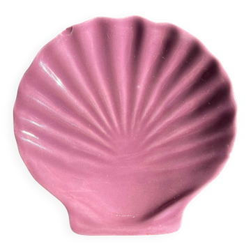 Vintage shell-shaped ceramic dish