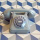 Swiss vintage dial phone in Bakelite