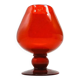 Vase, mid-century modern, red glass, designed by J. Słuczan-Orkusz, Poland, 1970s