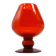 Vase, mid-century modern, red glass, designed by J. Słuczan-Orkusz, Poland, 1970s