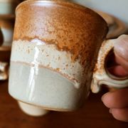 Coffee service and dessert in stoneware west Germany