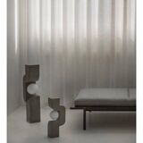 Lampe de table, lampe à poser, modèle Mini - Gris foncé, en céramique, œuvre contemporaine.