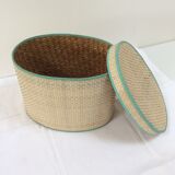 Basket with lid vintage