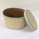Panier ovale vintage avec couvercle