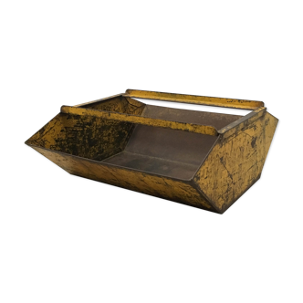 Double beak yellow steel tray