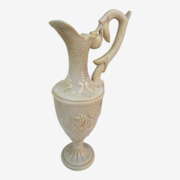 Ewer, decorative jug. Material: marble powder and resin
