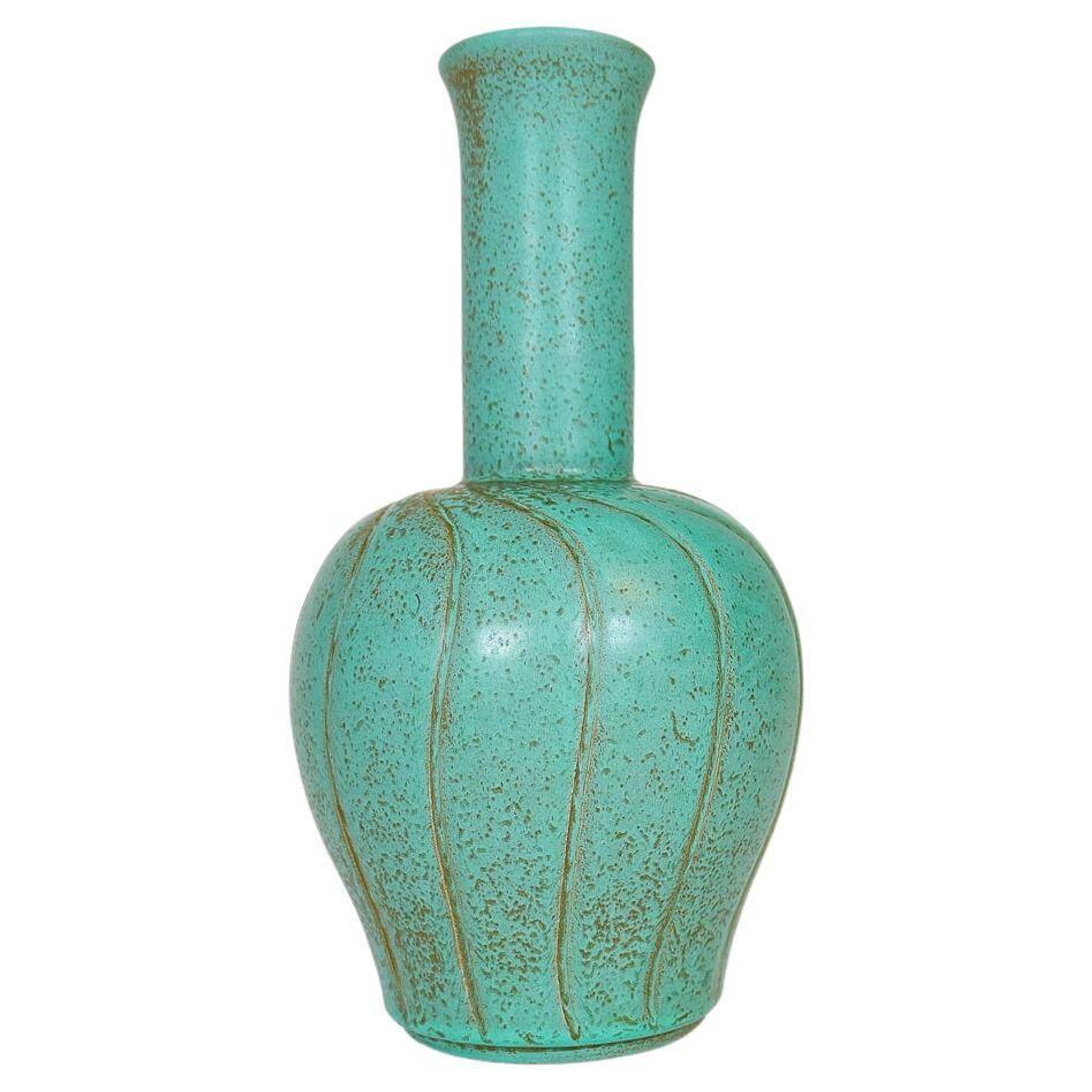 Art Deco ceramic vase Bo Fajans Ewald Dahlskog, Sweden, 1937