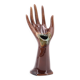 Handmade ring sizer or vase in brown ceramic, Vallauris