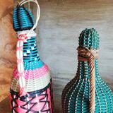 Lot de deux bouteilles scoubidou
