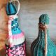 Lot de deux bouteilles scoubidou