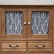 Buffet parisien vitré 1920 bois brut massif