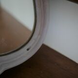 Wooden shell mirror 69x52cm
