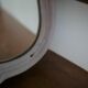 Wooden shell mirror 69x52cm