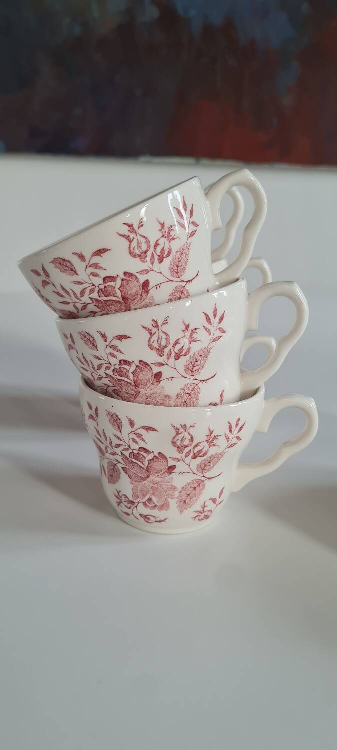 Vintage English earthenware tea service