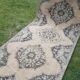 Vintage Turkish hallway rug 119x395 cm