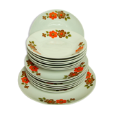 Set of 14 plates and a vintage Winterling dish