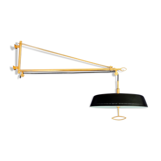 Wall lamp with telescopic counterweight Stilnovo brass