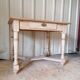Vintage wooden desk, X-shaped legs