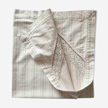 Linen & cotton tablecloth / Surnappe