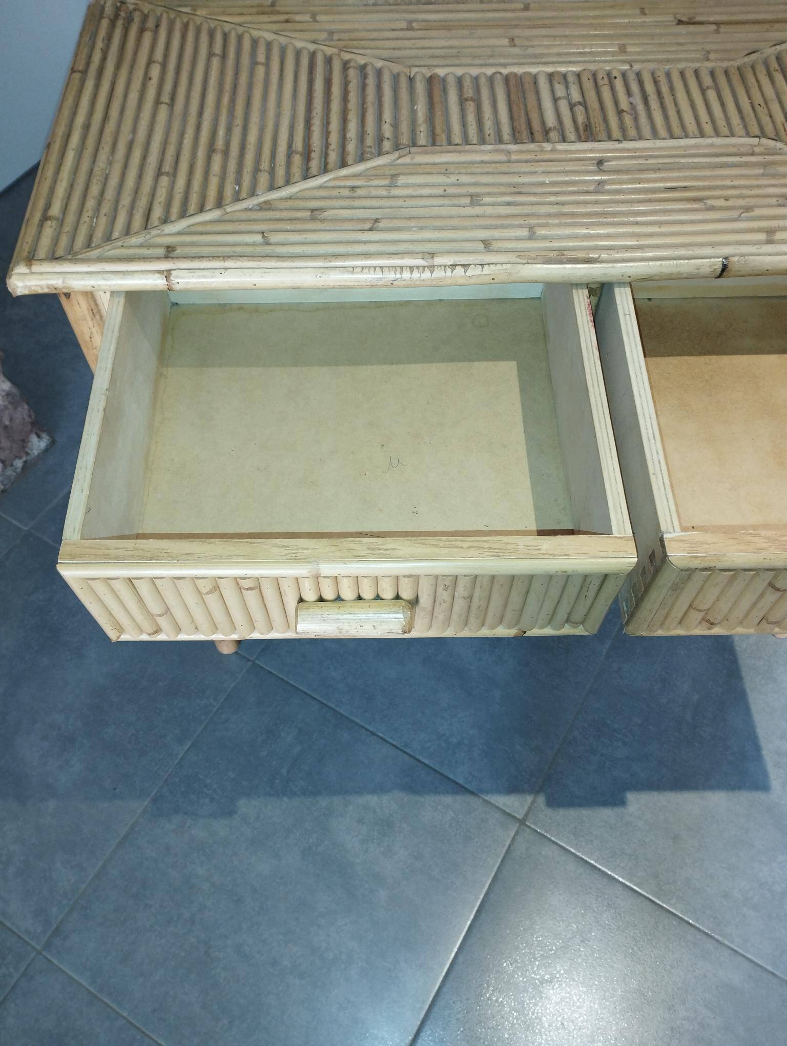 Vintage console attributed to Vivai del Sud.