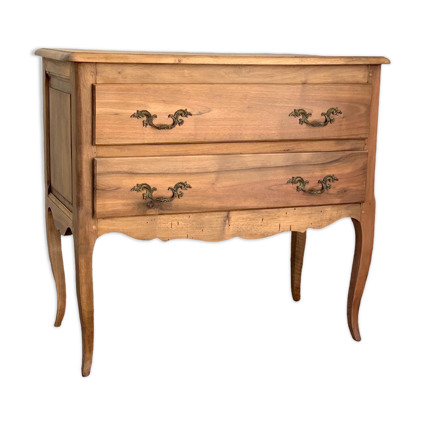 Solid raw walnut jump cabinet