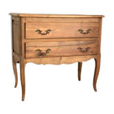 Commode sauteuse noyer brut massif