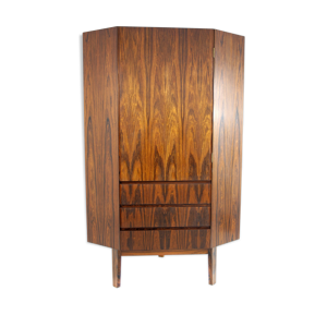 Armoire angle palissandre,