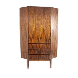 Angled Rosewood Wardrobe, 1960s