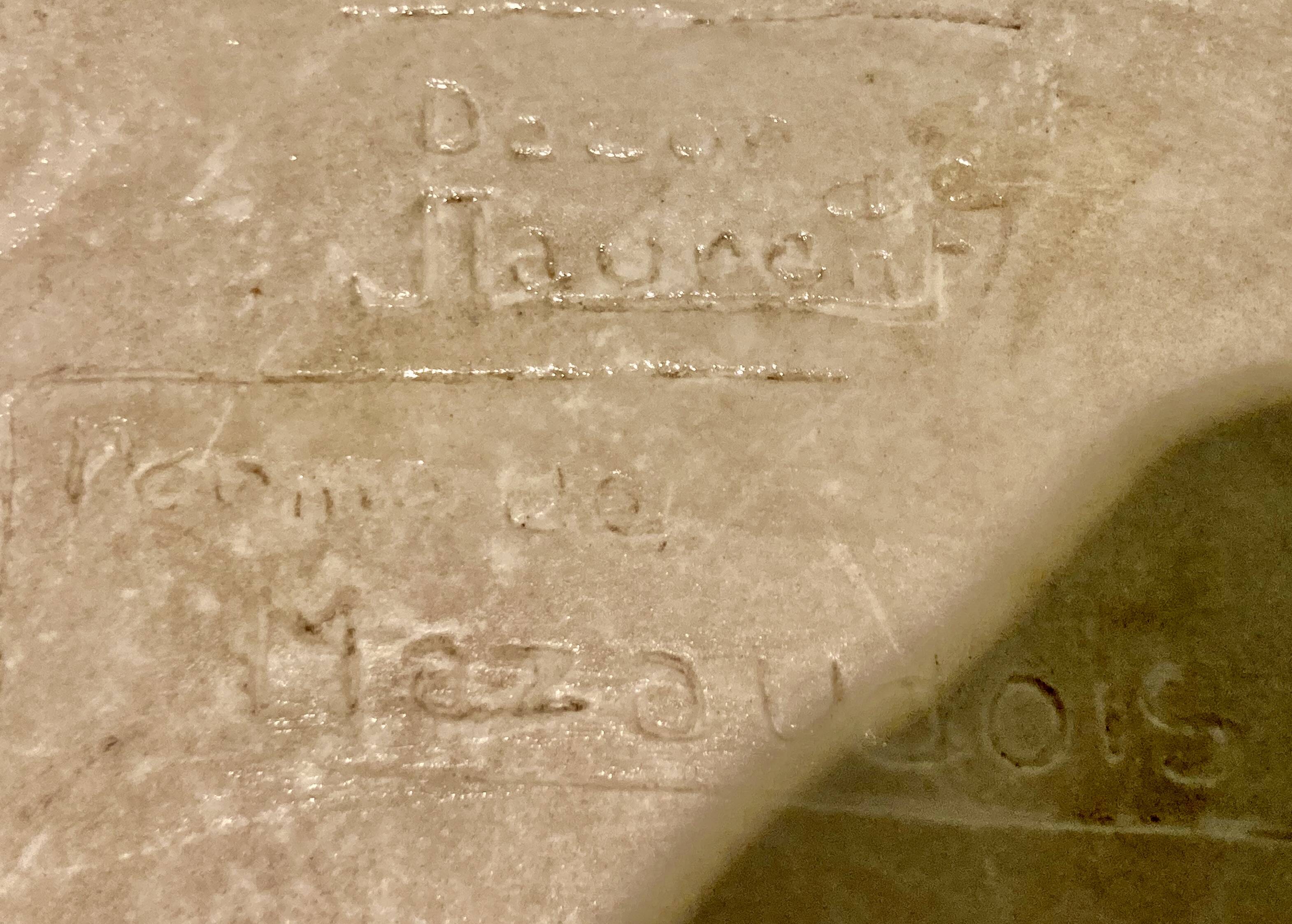 Large art deco ceramic vase by juliette mazaudois signed on the bottom