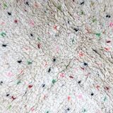 Berber carpet Beni Ouarain with colorful polka dots 1.38 x 1.03m