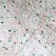 Berber carpet Beni Ouarain with colorful polka dots 1.38 x 1.03m