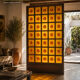 Important separating panel Gordiola in blown glass, Mallorca, year
