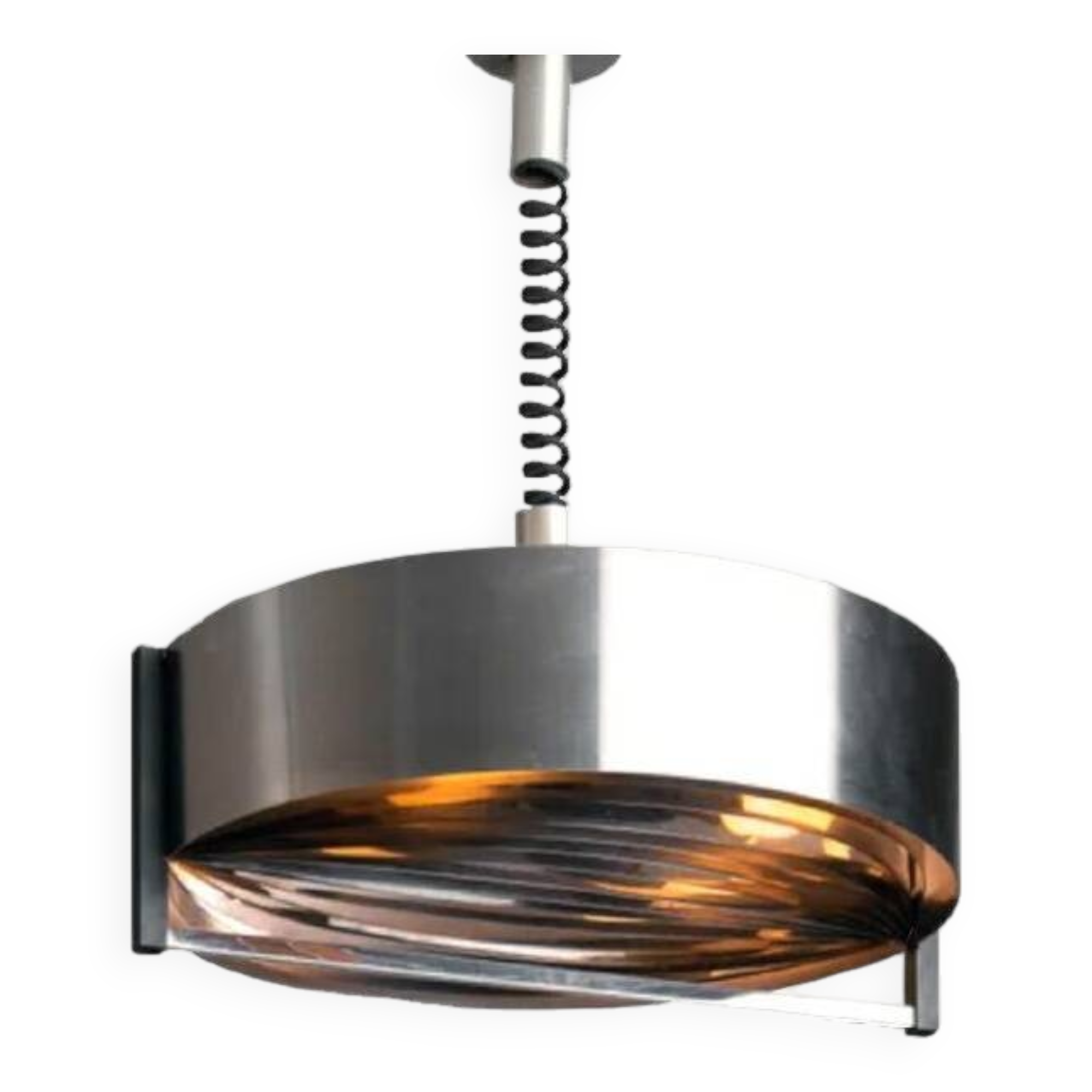 Vintage Pendant Lamp • Jean Gandelin • 1960 • Space Age