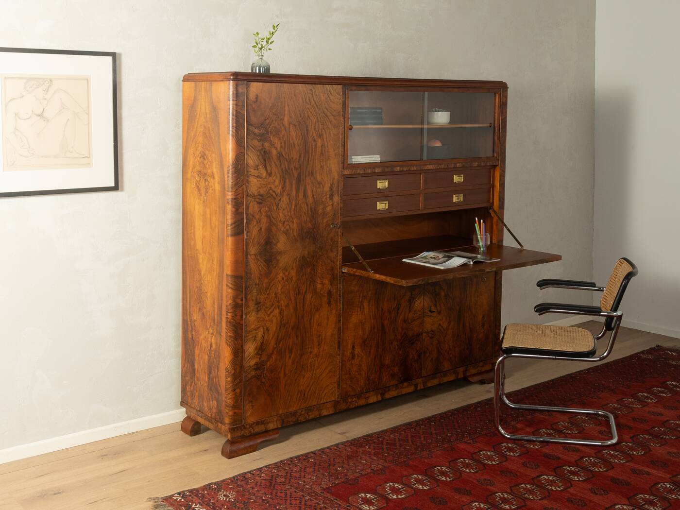 Unique Art Deco secretary from the 1920s