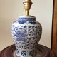 Pied de lampe en porcelaine