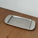 Vintage Italian stainless steel rectangular platter signed effepi.