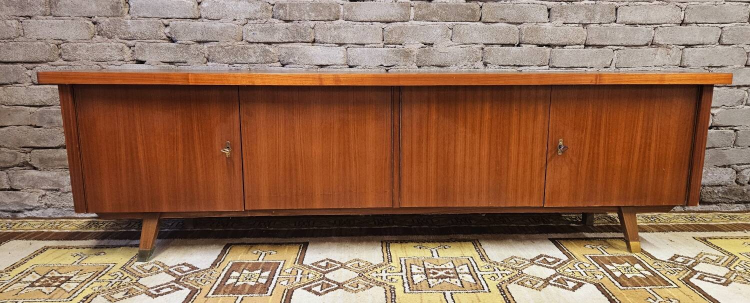 Vintage 1970s Scandinavian lowboard sideboard