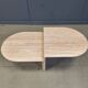 Pair of vintage travertine coffee tables or side tables, 1970s