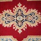 Vintage Persian Kerman handmade carpet 91cm x 152cm 1970s, 1C808