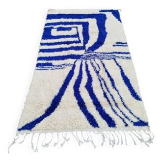 Tapis berbère marocain noué à la main